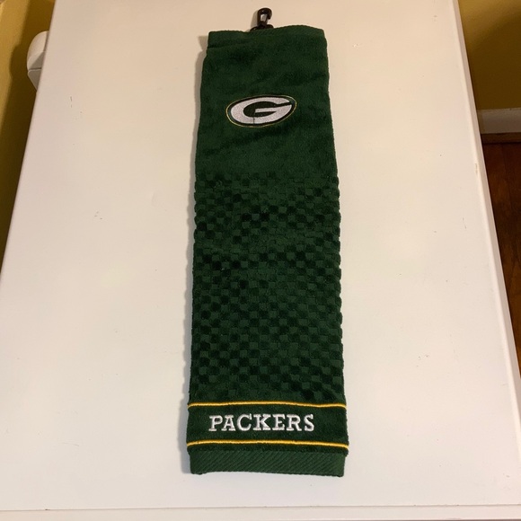 GREEN BAY PACKERS Embroidered Velour Golf Towel 16 x 25 inches - Picture 9 of 10